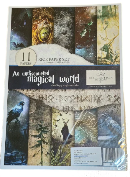 Rýžový papír A4 An undiscovered magical world 1 ryzovy-papir-sada-A4