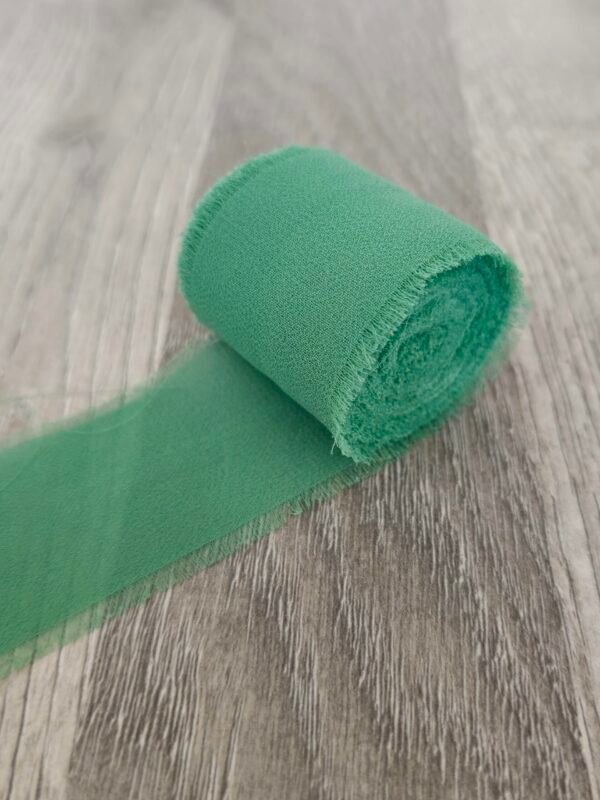 Šifonová stuha 40 mm / cca 5 m - zelená 1 lehka-sifonova-stuha