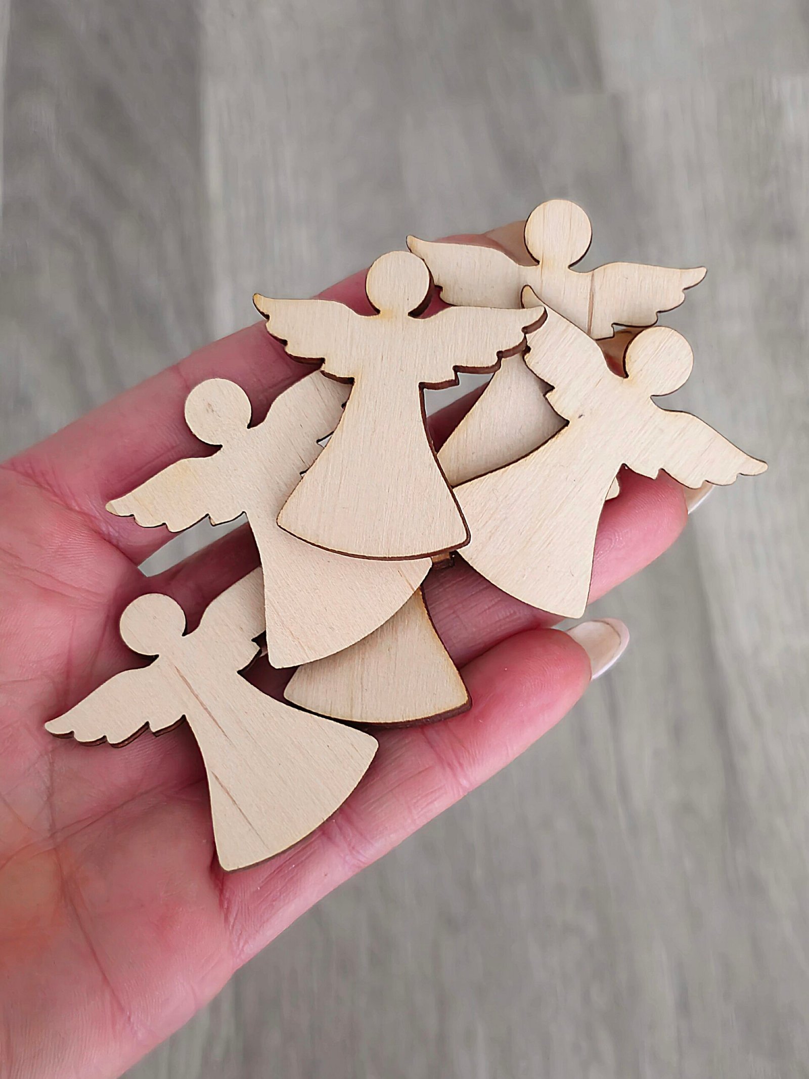 Anděl z překližky 4 cm 3 andelicek-drevo