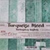 Blok oboustranných papírů Turquoise mood 6 barevne-papiry-tyrkys