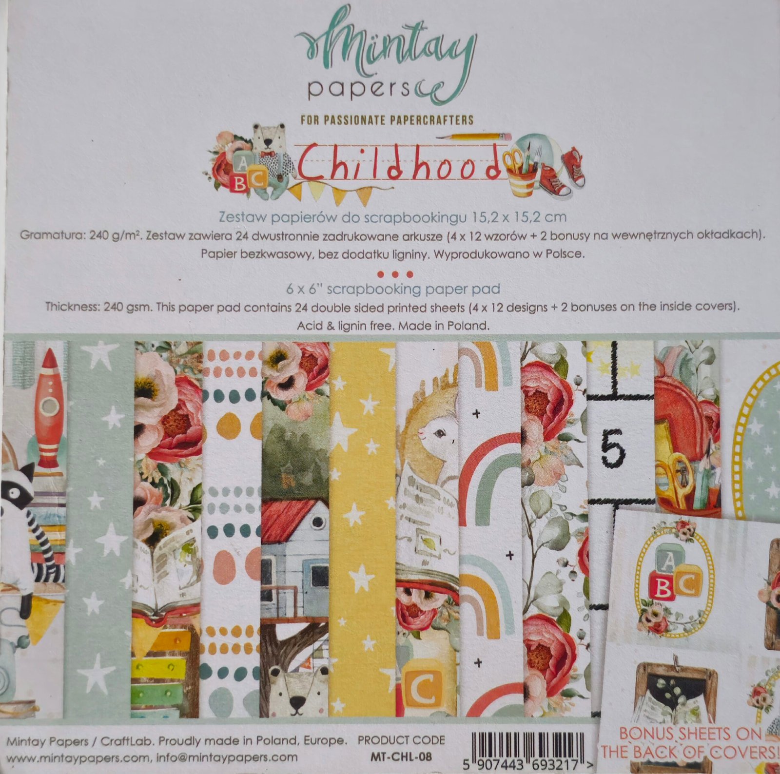 Mintay papers kolekce papírů Childhood 1 mintay-papers