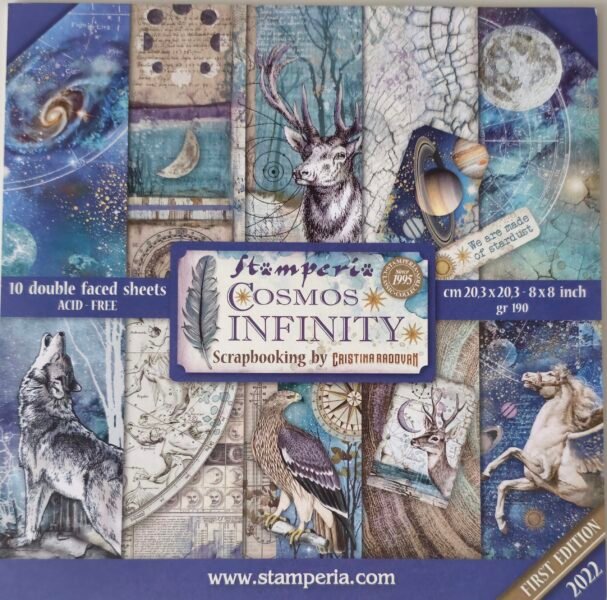 Blok oboustranných papírů Vesmírné nekonečno 1 barevne-papiry-vesmir