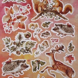 barevne-papiry-podzim-v-lese