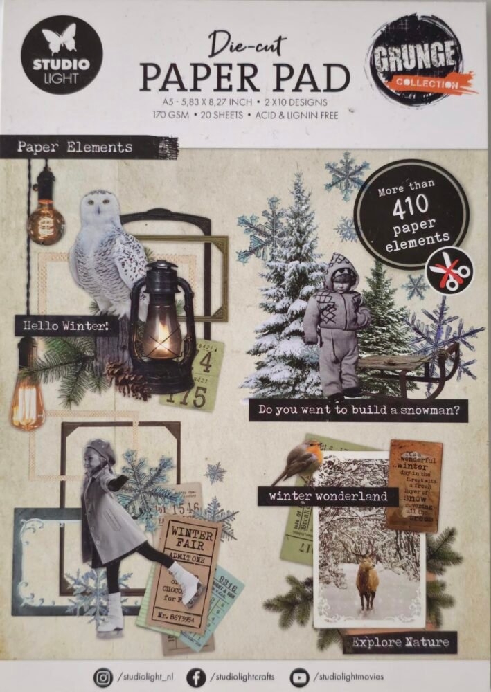 Blok s předsekanými obrázky Retro zima 1 retro-zima-papiry-scrapbooking