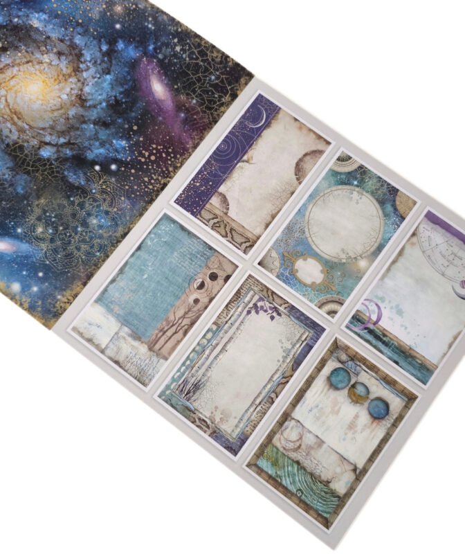 Blok oboustranných papírů Vesmírné nekonečno 4 barevne-papiry-vesmir