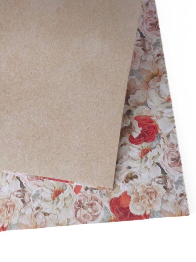 Blok jednostranných papírů A5 Lama 4 barevne-papiry-kvetiny