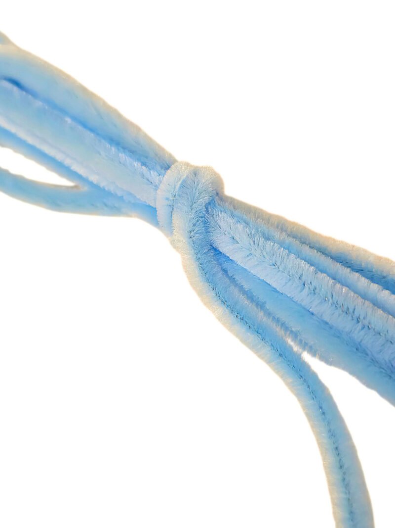 Žinylkový chlupatý drát 10 ks - světle modrý 1 zinylka-drat