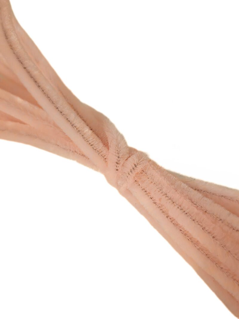 Žinylkový chlupatý drát 10 ks - světle růžový 1 zinylkovy-dratek