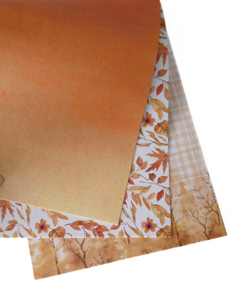 Blok jednostranných papírů A5 Podzim 2 barevne-papiry-podzim