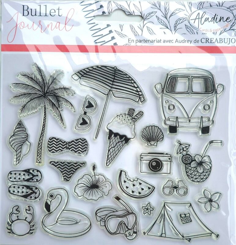 Silikonová razítka Letní dovolená 1 razitko-leto