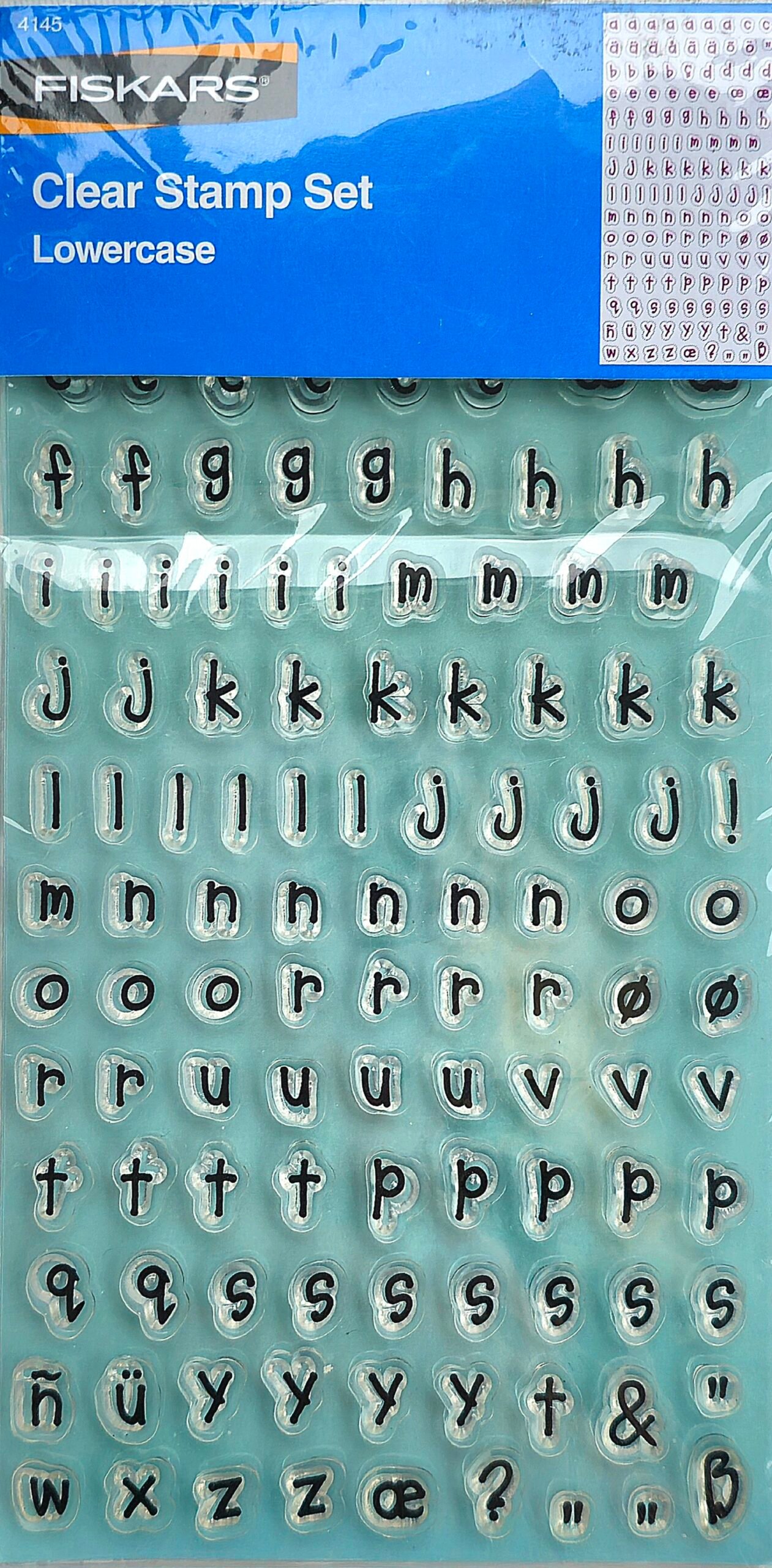 Silikonová razítka Písmena (135 ks) 1 razitka-fiskars-pismena