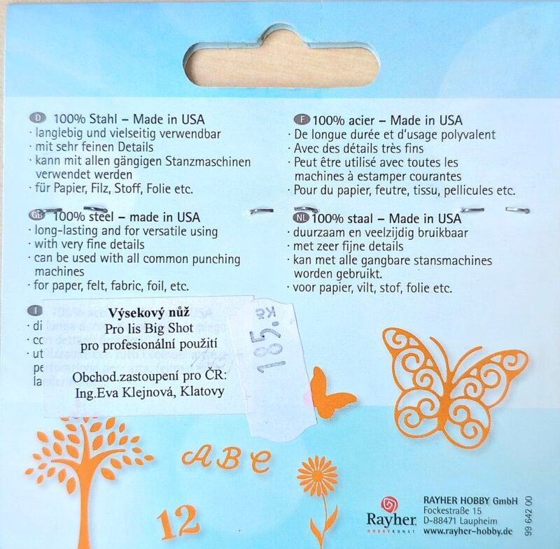 Vyřezávací šablona – Listy (pro Big Shot) 2 Vyřezávací šablona – Listy (pro Big Shot) - Obrázek 2