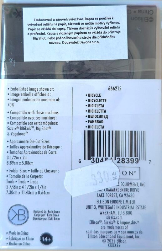 Embosovací kapsa – Kolo pro Big shot 2 Embosovací kapsa – Kolo pro Big shot - Obrázek 2