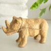 Figurka z kartonu nosorožec (14 x 8 cm) 5 nosorozec-na-decoupage