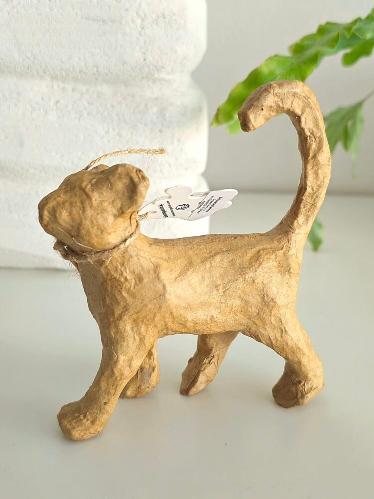 Figurka z kartonu Kočka (11 x 10 cm) 1 kocka-figurka-decoupage