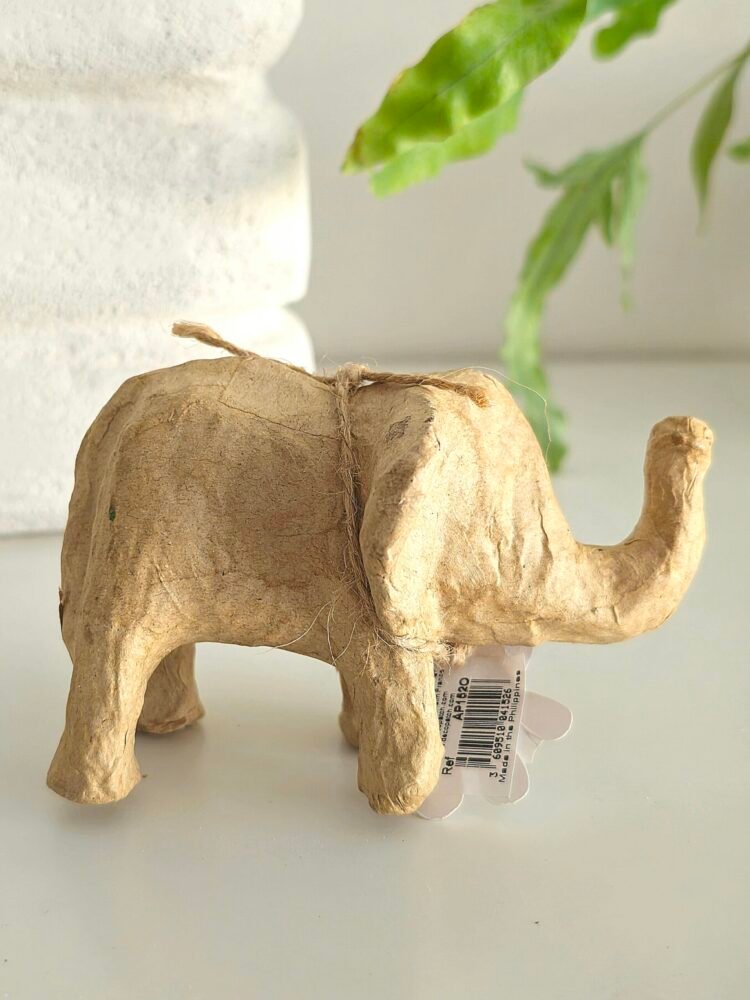 Figurka z kartonu Slon (10 x 6,5 cm) 3 decoupage-slon