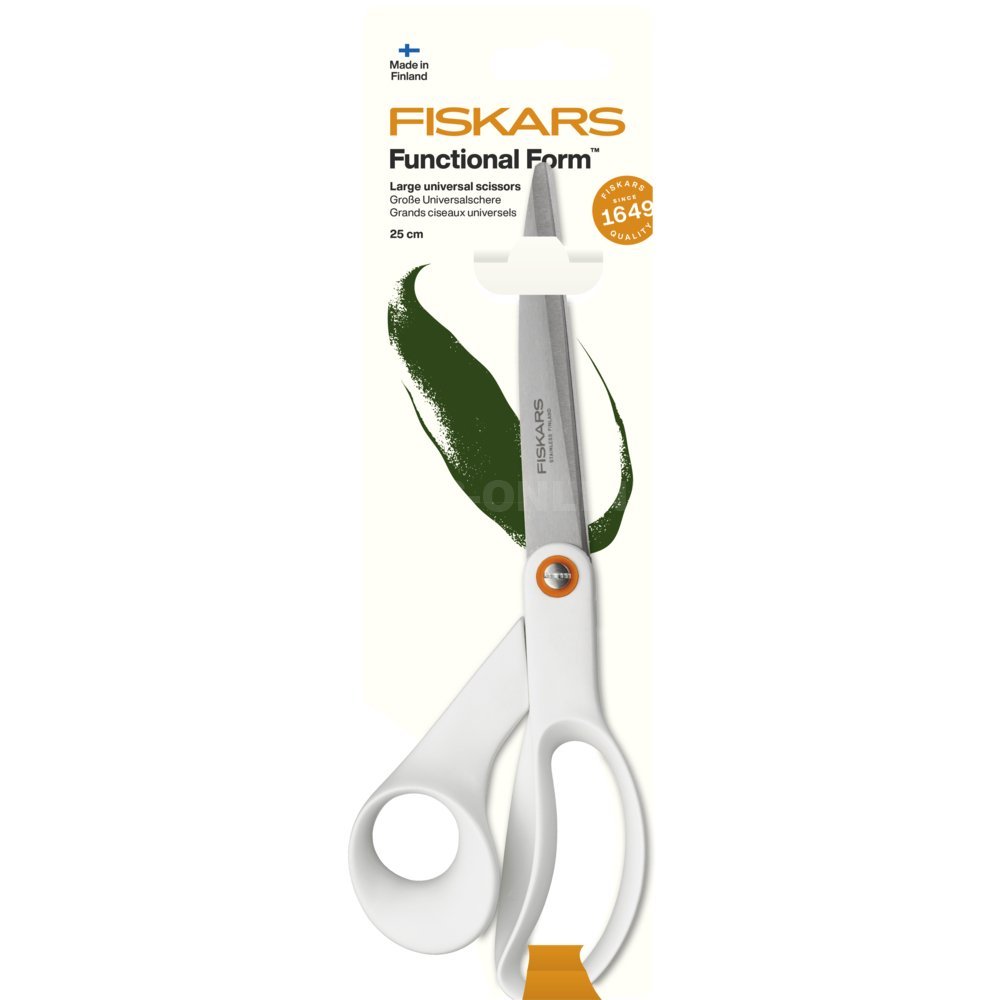 Nůžky Functional Form FISKARS, univerzální bílé 1 Fiskars-nuzky-bile