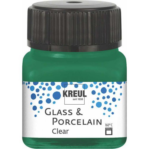 KREUL – barva na sklo a porcelán, transparentní tmavě zelená (20 ml) 1 kreul-barva-na-sklo-dark-green