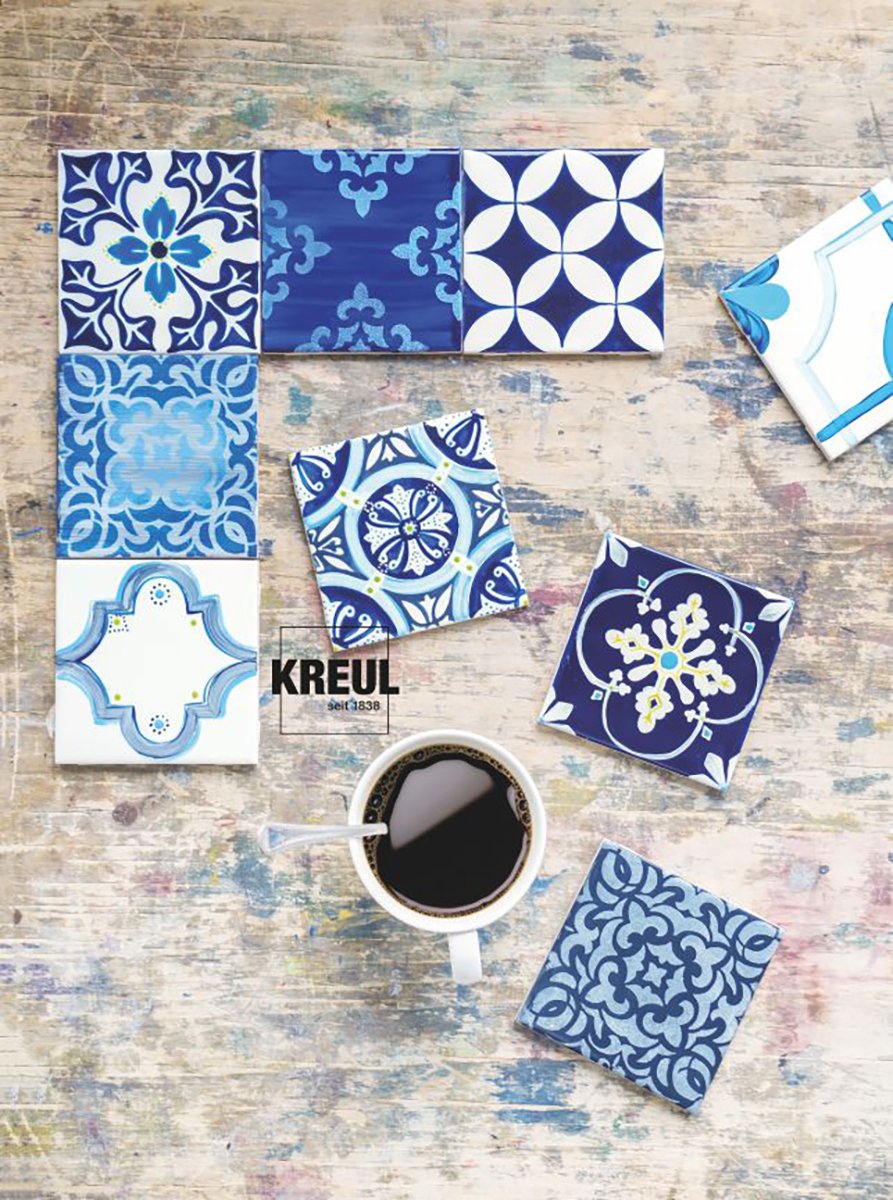 KREUL barva na sklo a porcelán - křídová navy blue (20 ml) 2 kreul-barva-na-sklo-modra