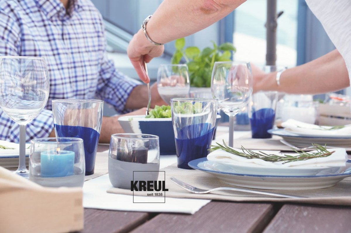 KREUL barva na sklo a porcelán - křídová navy blue (20 ml) 3 KREUL barva na sklo a porcelán - křídová navy blue (20 ml) - Obrázek 3