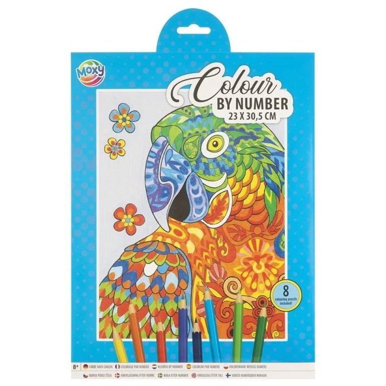 Kreativní sada Malování podle čísel – Papoušek 1 malovani-podle-cisel-papousek