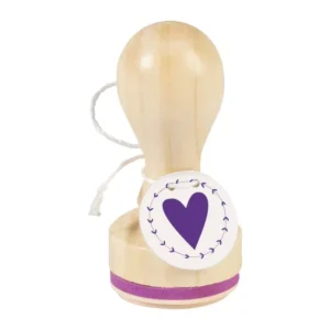 dřevěné-razítko-srdce