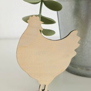 slepice-dřevěný-výřez