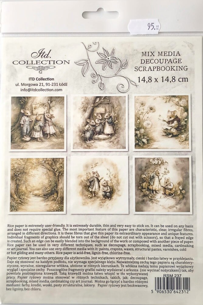 Rýžové papíry Myšky - sada (6 ks) 2 rýžové-papíry-myšky