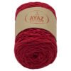 Příze PAMUK MAKRAMÉ, 100% bavlna, 250 g / 150 m (0,6 mm) červená 2 příze-macrame-červená