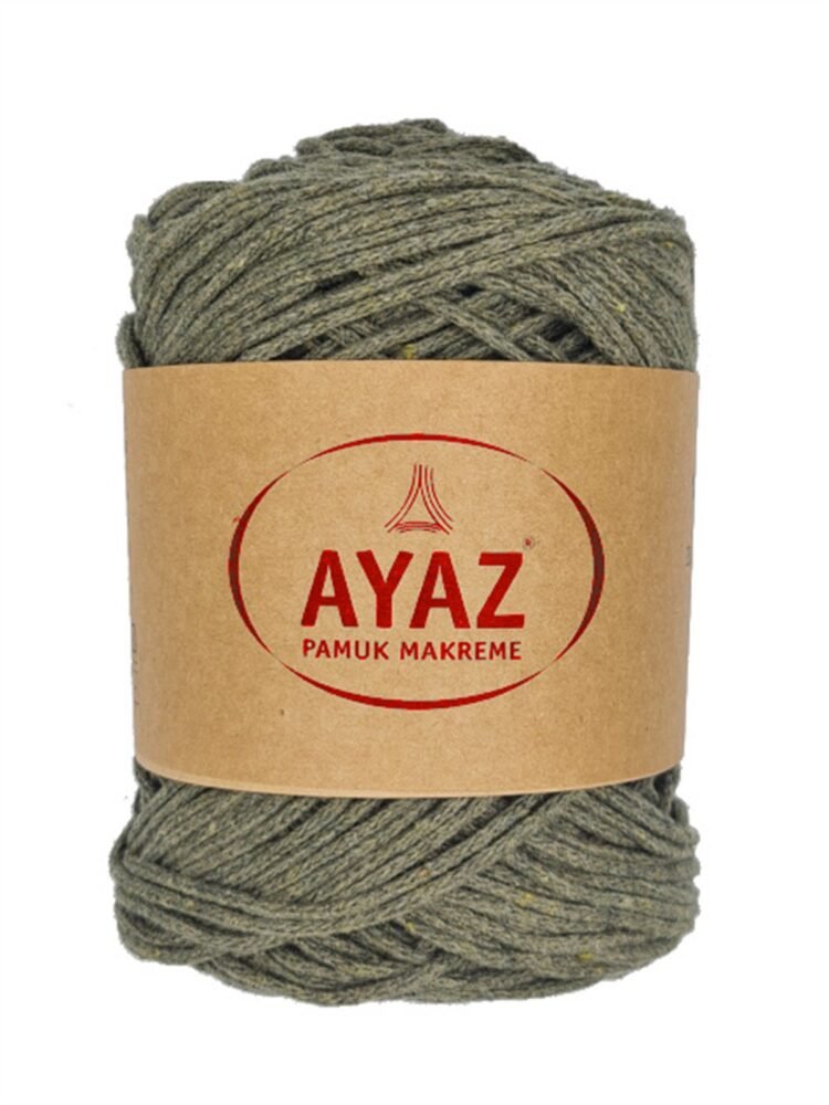 Příze PAMUK MAKRAMÉ, 100% bavlna, 250 g / 150 m (0,6 mm) khaki 1 příze-macrame-khaki-zelena