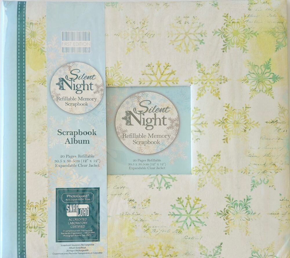 Velké scrapbook album Silent Night 1 scrapbooking-album-velké