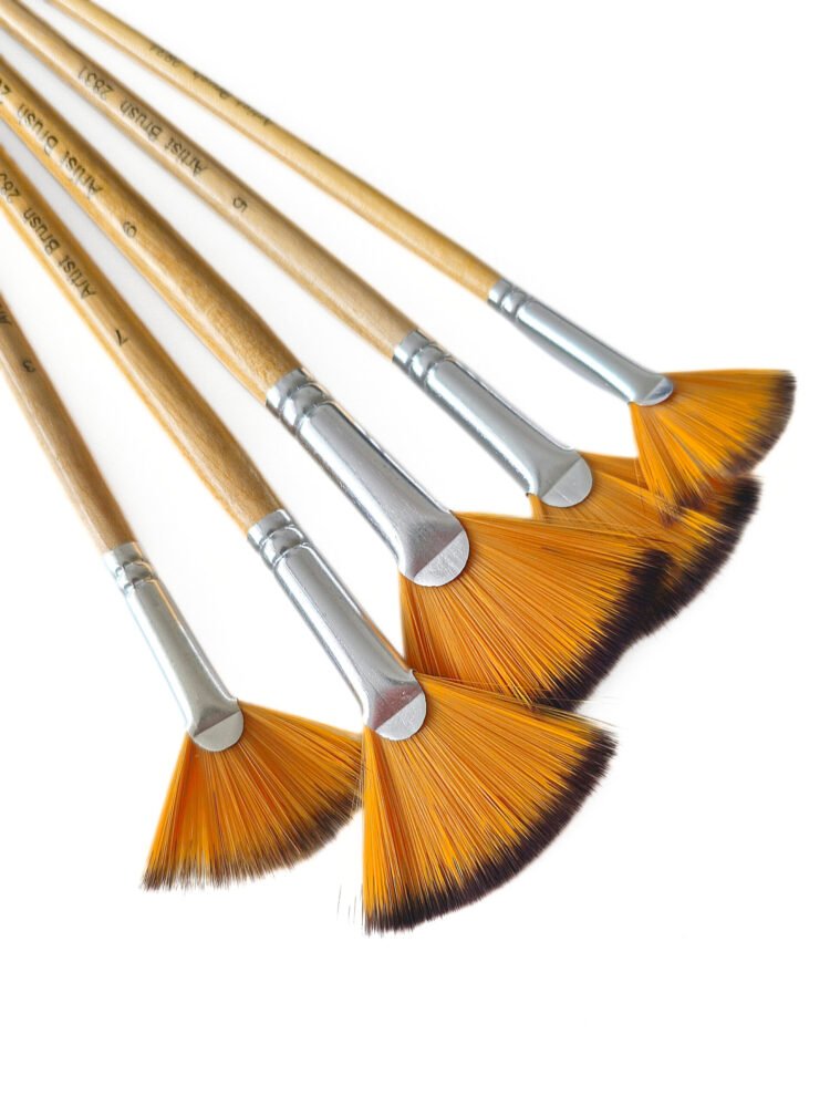 Lonely Finger Artist Brush vějířový štětec, vel.5 2 umělecké-štětce