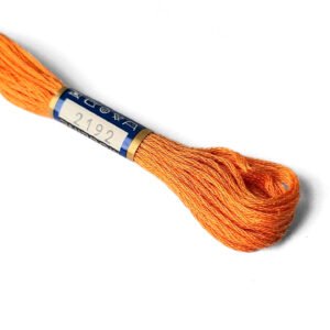 vyšívací-příze-oranžová