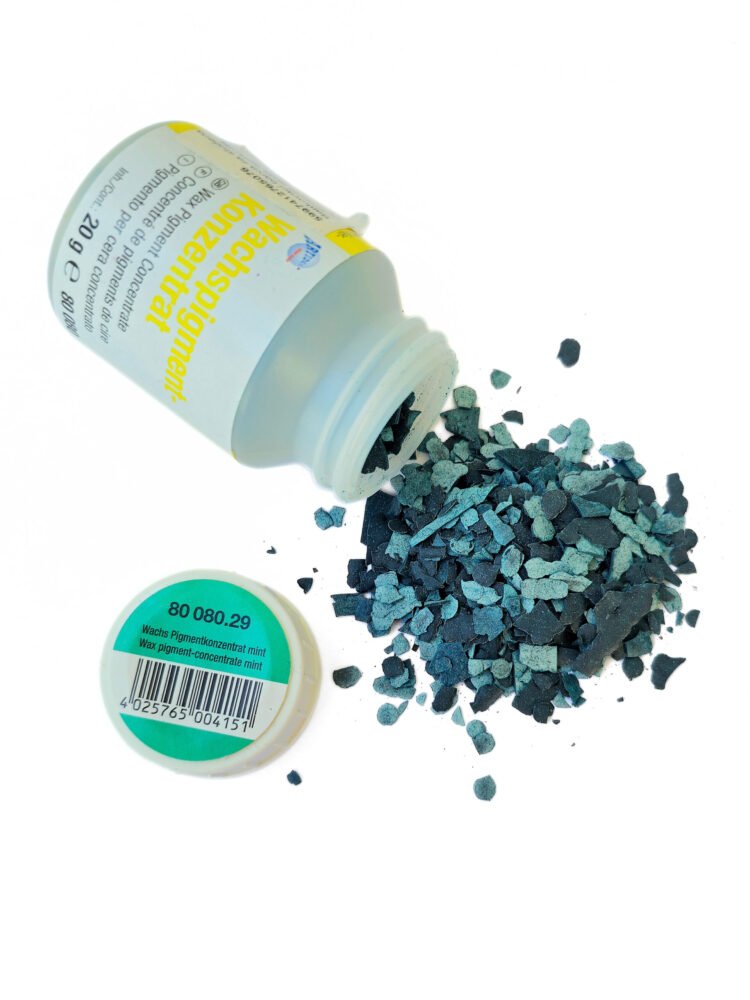 Voskový pigment na výrobu svíček - mátová (20g) 2 zelený-voskový-pigment