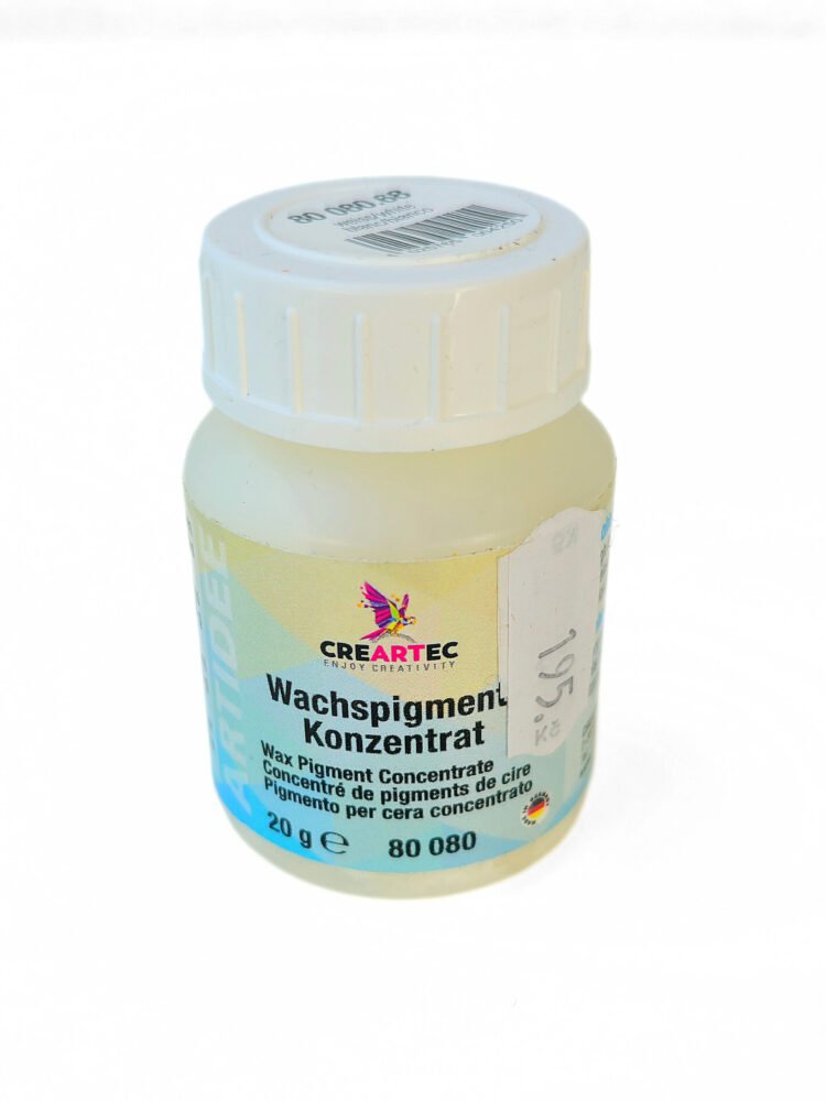 Voskový pigment na výrobu svíček - bílá (20g) 1 bílý-voskový-pigment