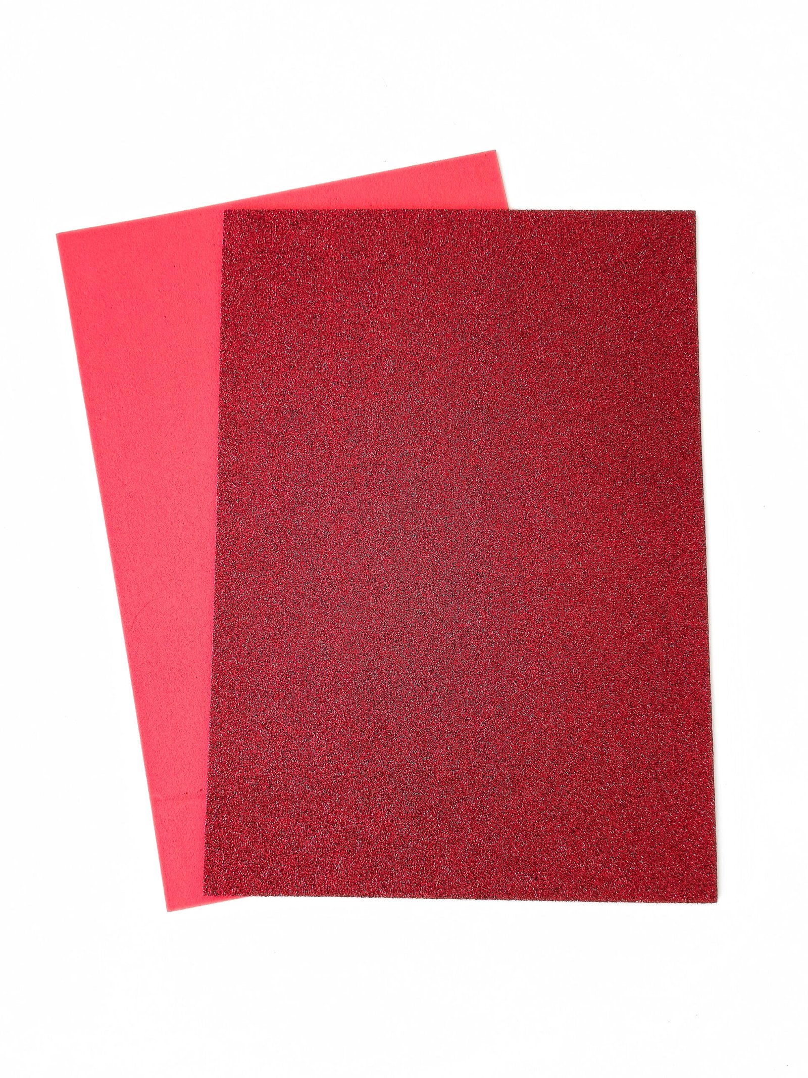 Pěnovka A4 třpytivá červená 1 pěnovka-moosgummi-třpytivá-červená