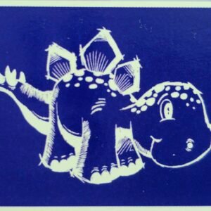 šablona-sítotisk-dinosaurus