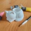 Sádrový odlitek svícen kočka 10 cm 4 svícen-kočka-sádrový-odlitek